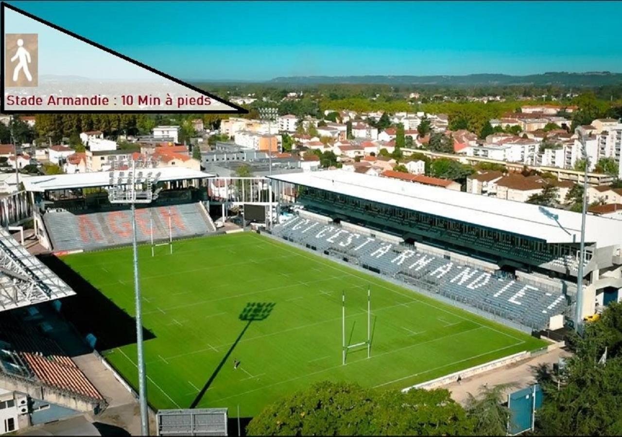 Douce Escale - Agen Sud, T2, Rdj, Clim Reversible, Proche Enap Esterno foto