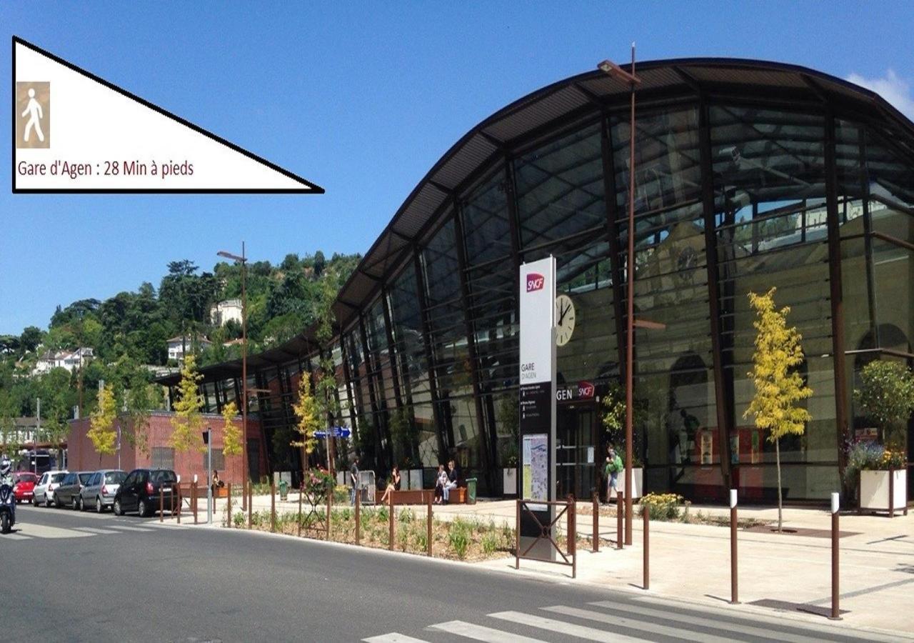Douce Escale - Agen Sud, T2, Rdj, Clim Reversible, Proche Enap Esterno foto