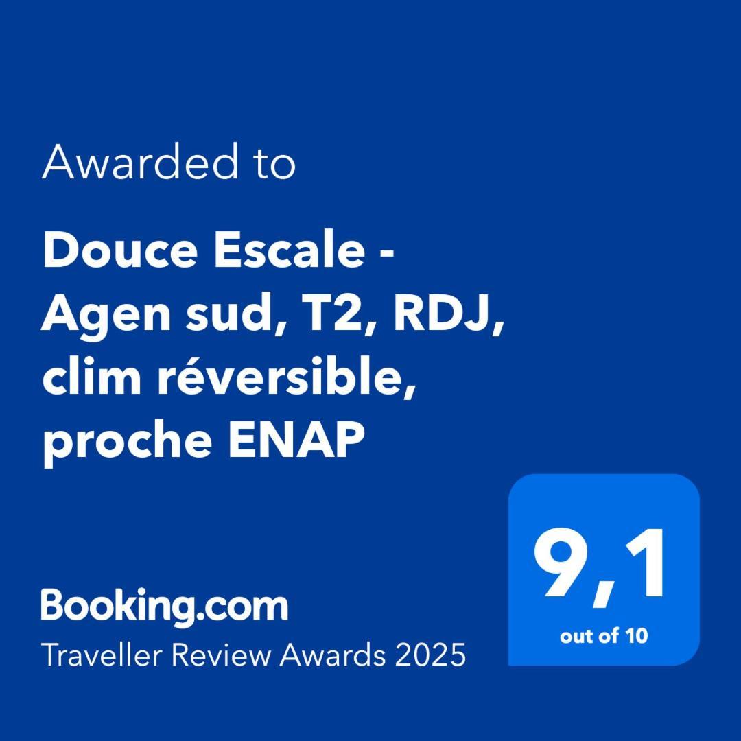 Douce Escale - Agen Sud, T2, Rdj, Clim Reversible, Proche Enap Esterno foto